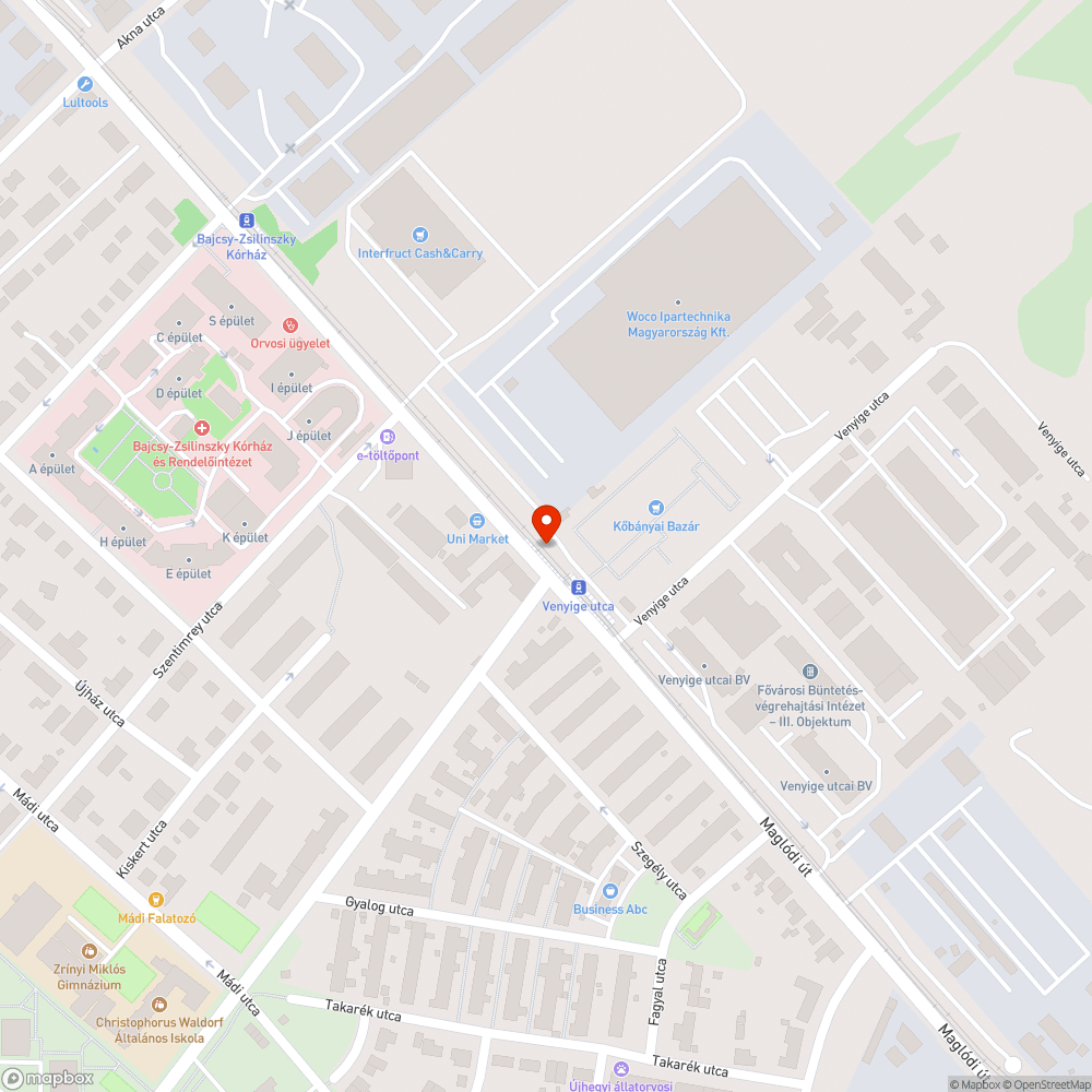 Kiszáradt fák villamosvágány mellett bejelentés helye