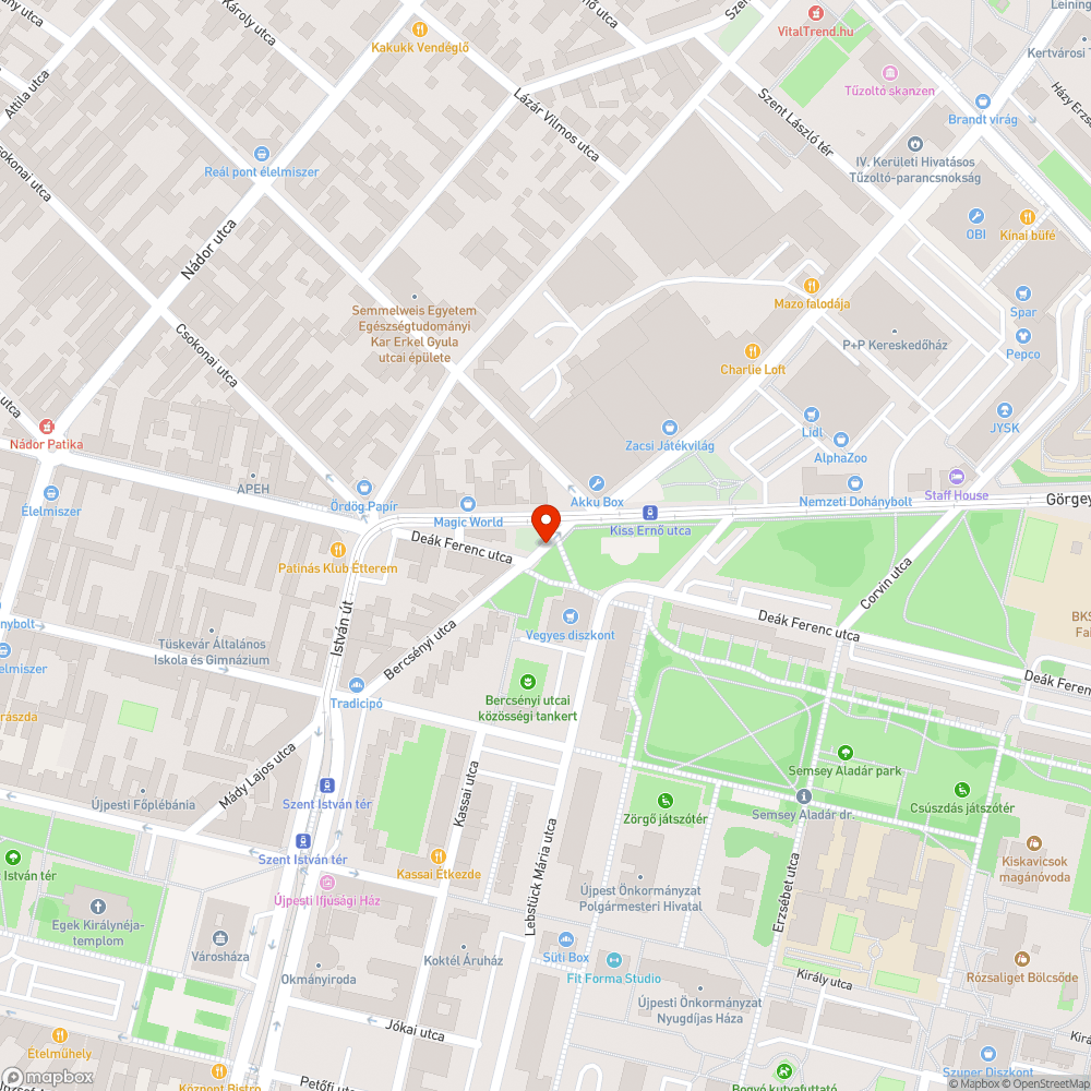 Kidőlt egyirányú utca tábla bejelentés helye