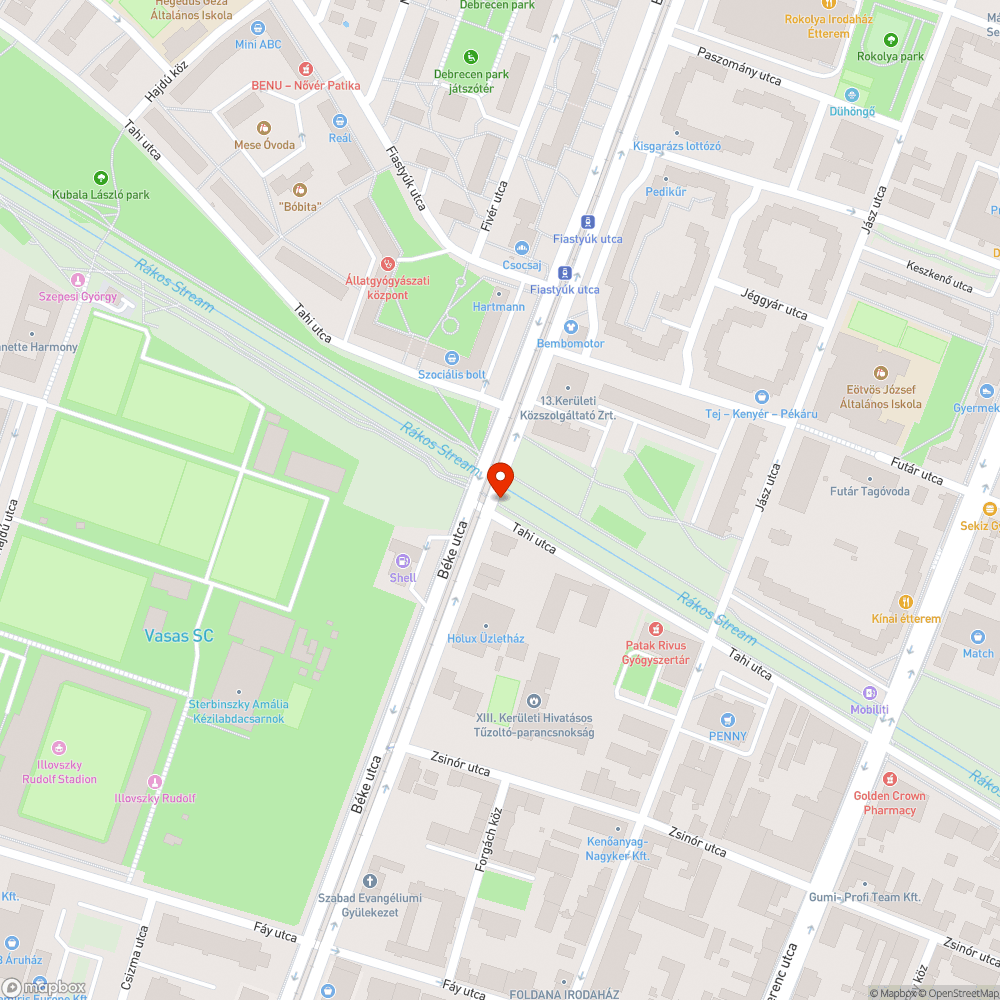 Hiányzó zebra bejelentés helye