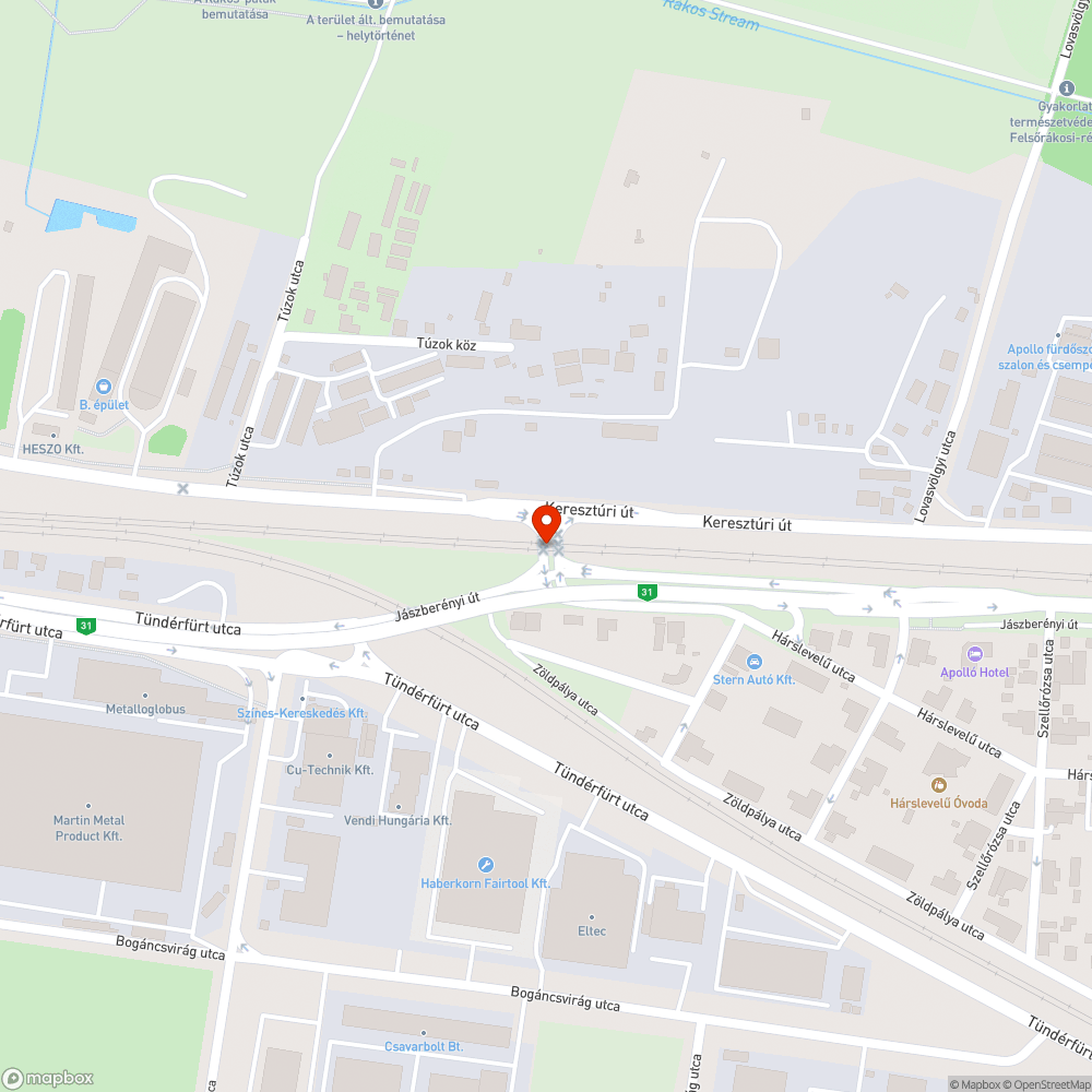 Szilánkos vasúti átjáró bejelentés helye