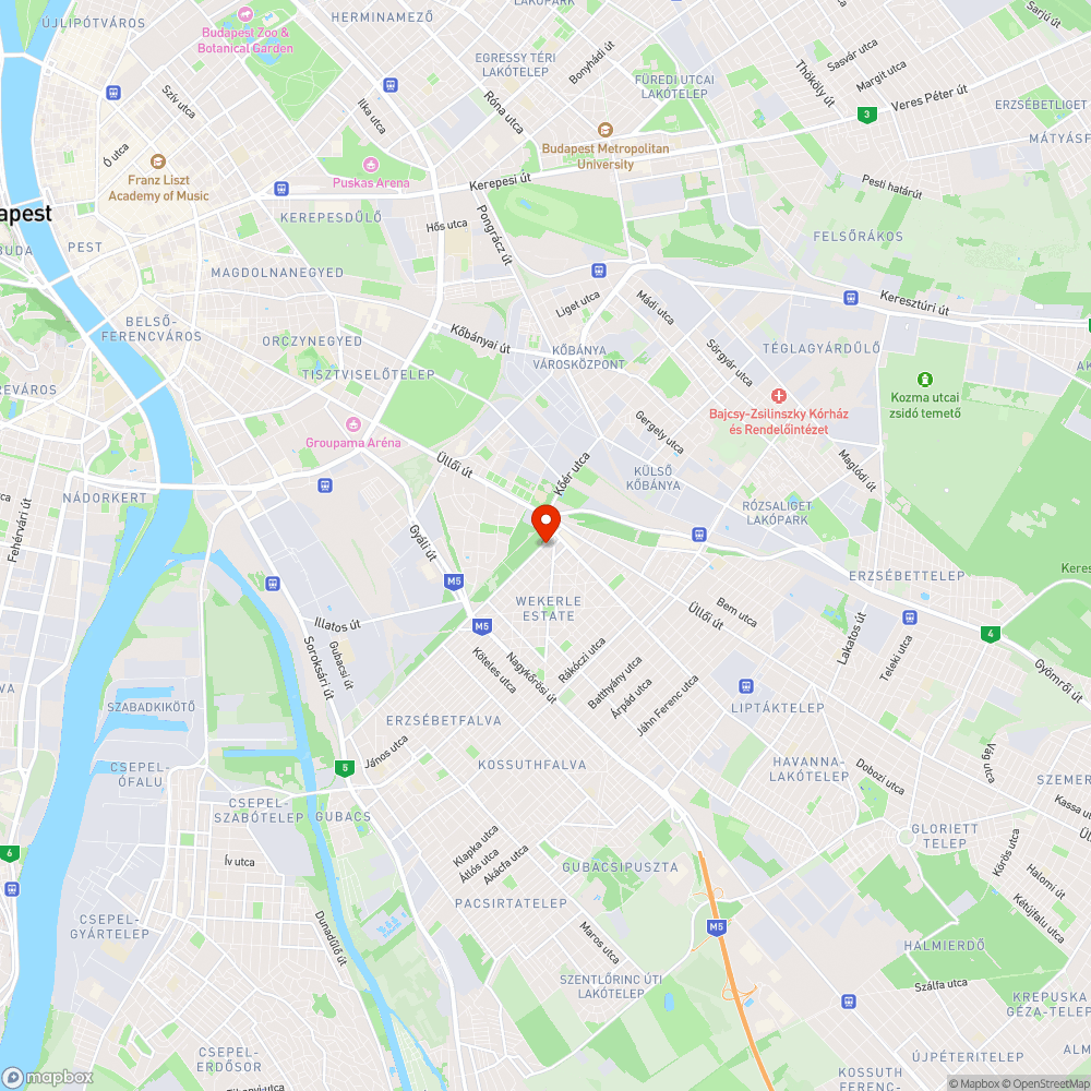 Elhagyott szemét bejelentés helye