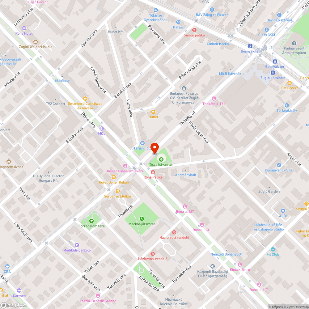 Rossz állapotú váró bejelentés helye