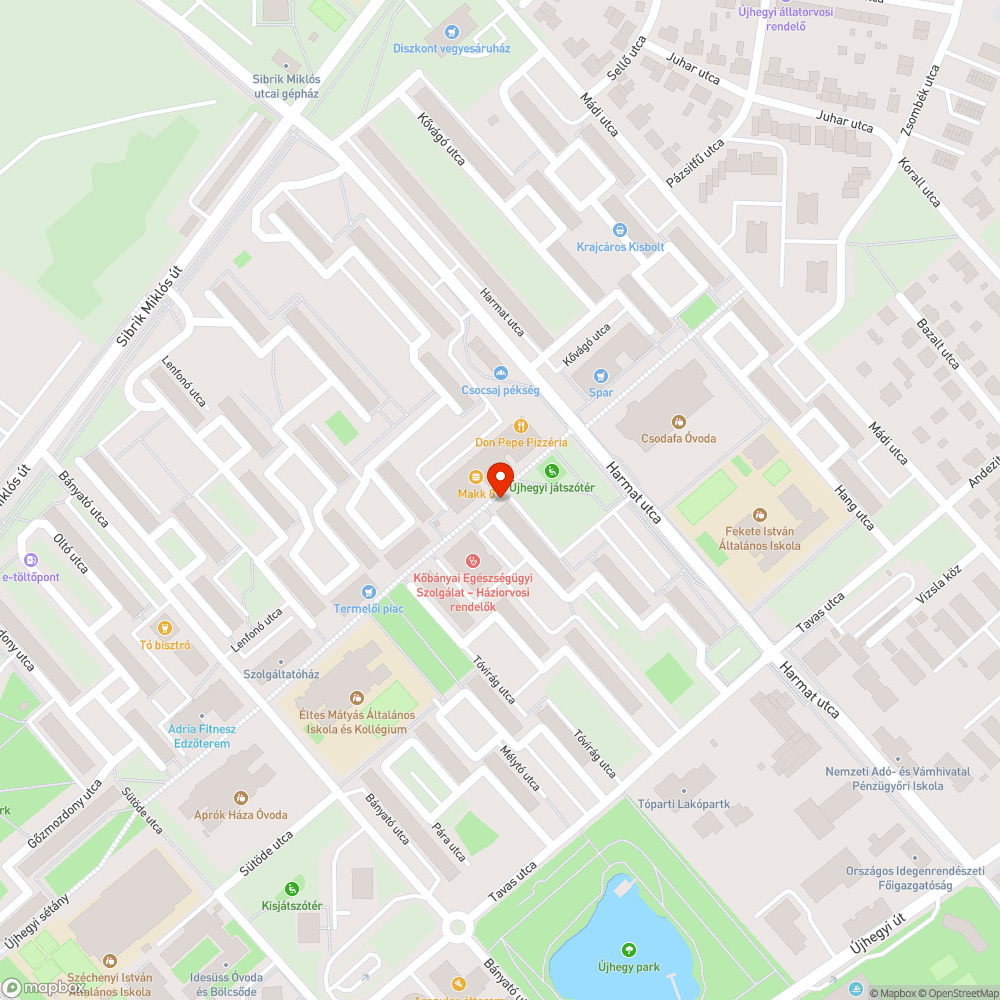 Kiszedett (vagy kidöntött) oszlop bejelentés helye