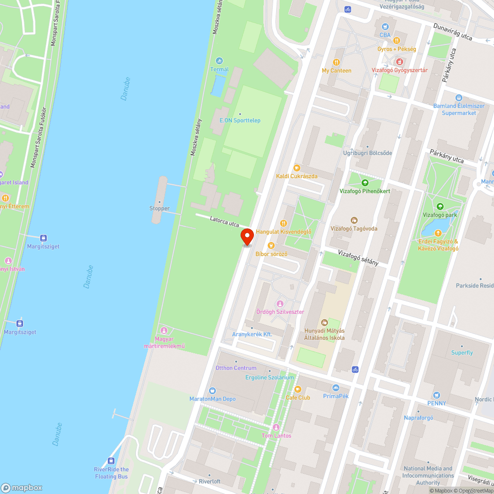 Kátyú a Népfürdő utcában 1. bejelentés helye