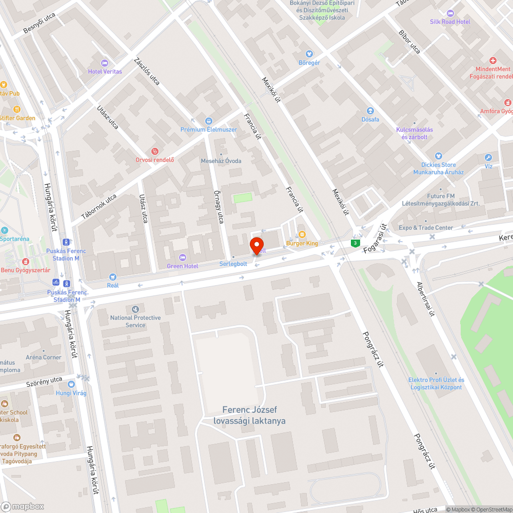 Kidőlt tájékoztató oszlop bejelentés helye