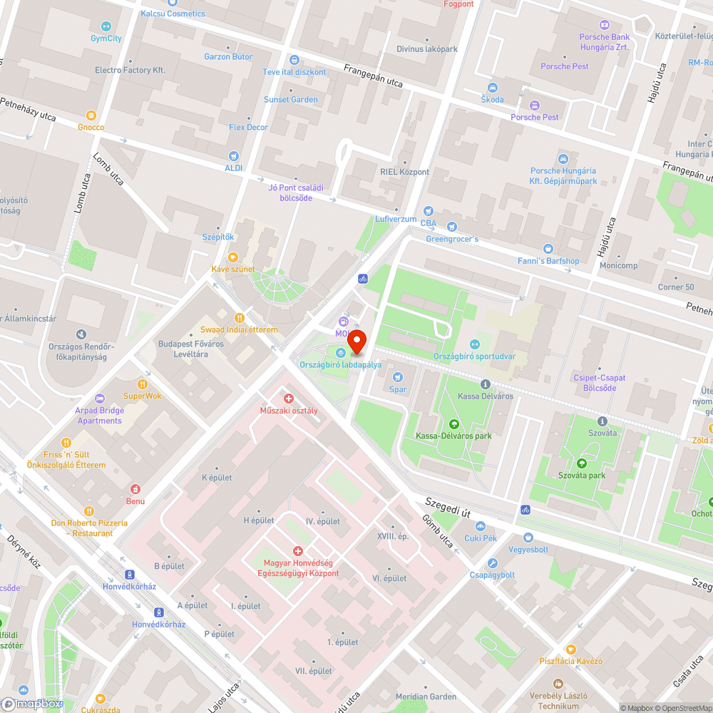 Elromlott köztéri csap bejelentés helye