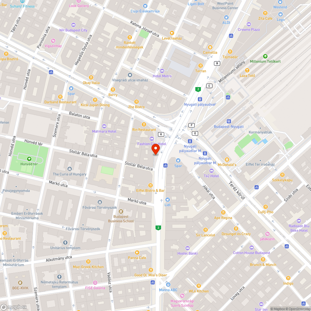 Betört üvegű fülke bejelentés helye