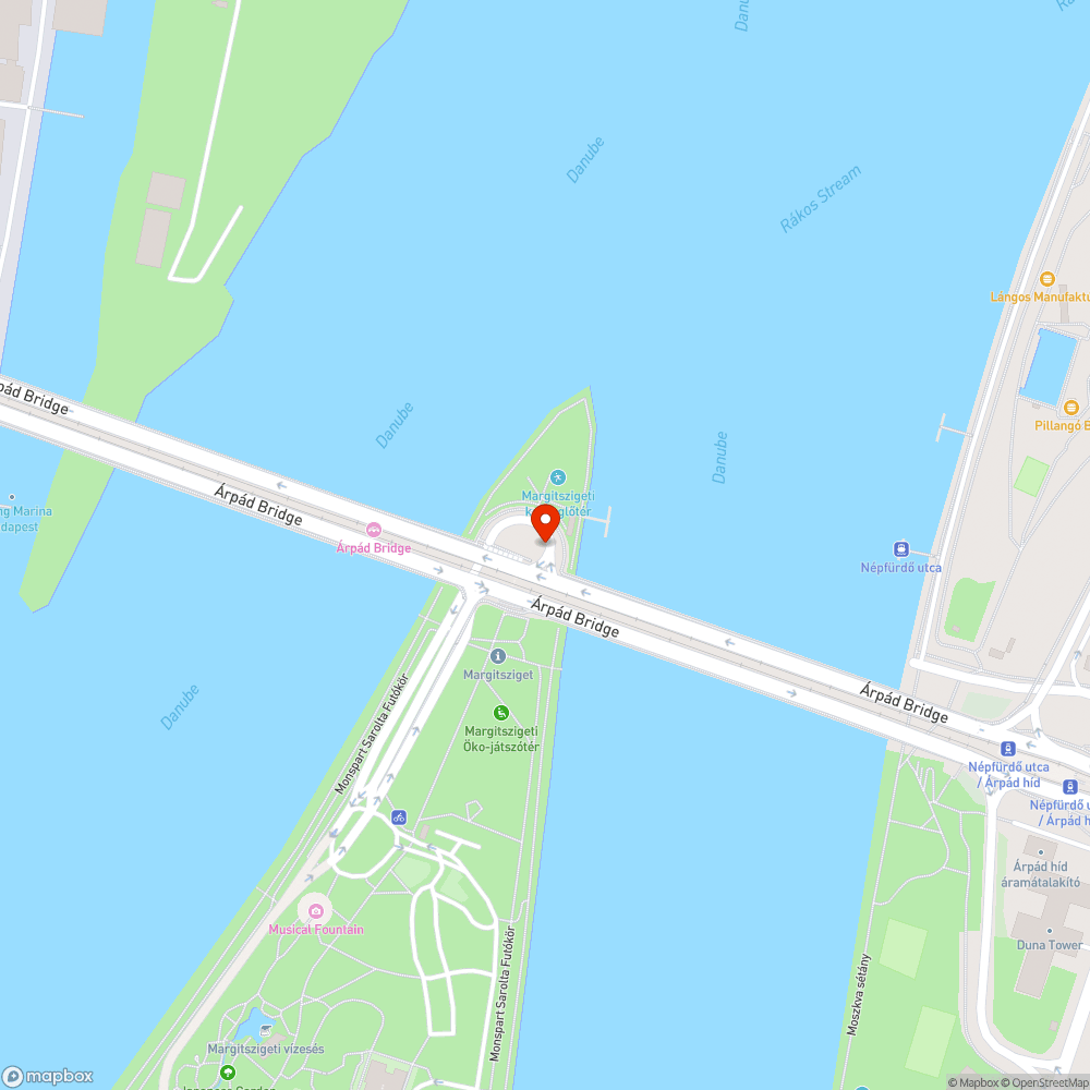 Szemetes Árpád híd bejelentés helye