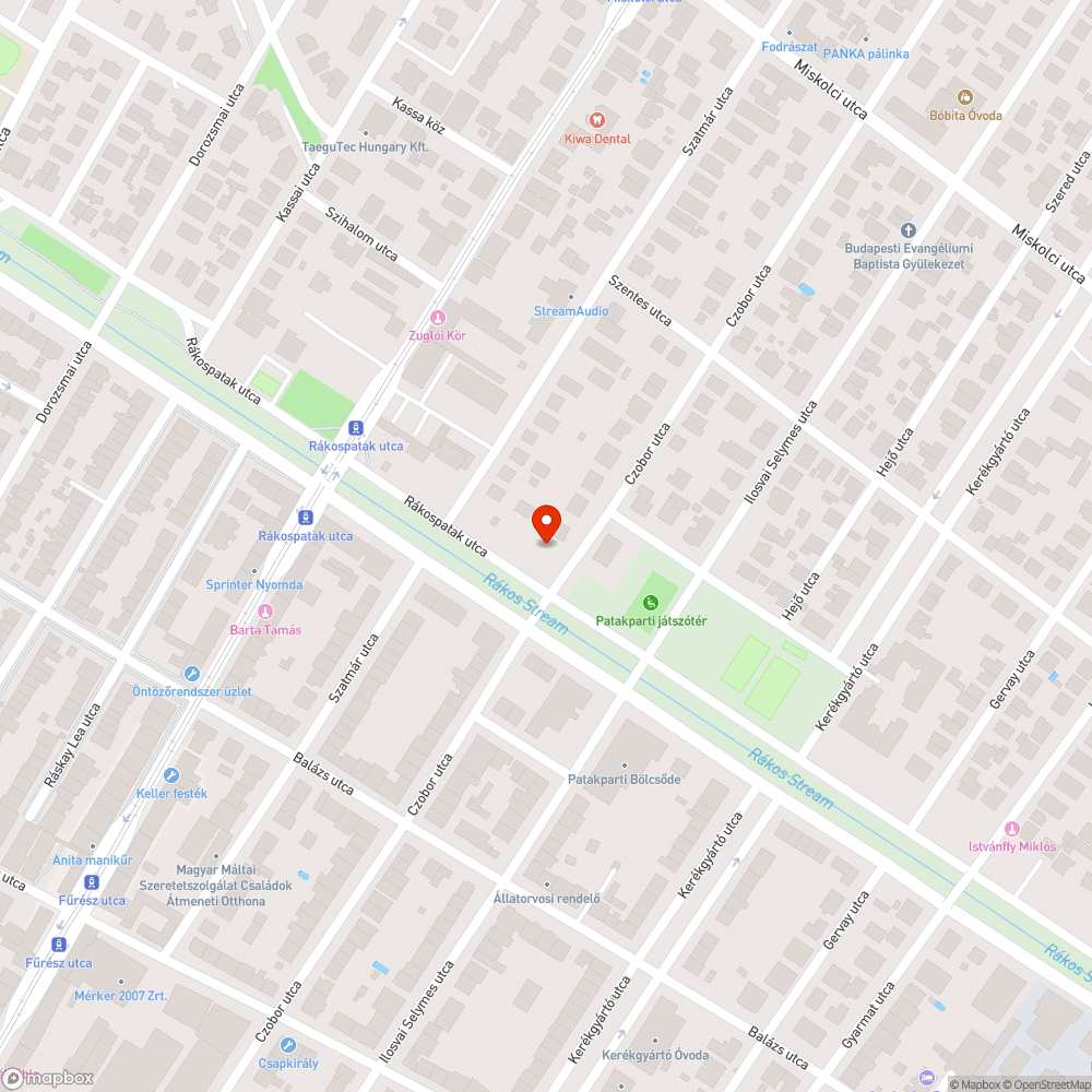 Üres oszlop bejelentés helye