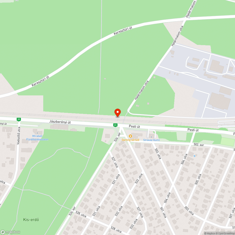 Görbe pad bejelentés helye