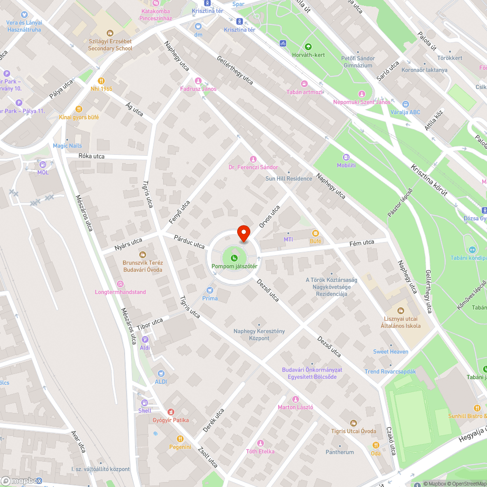 Elszáradt fa Pom-Poméknál bejelentés helye