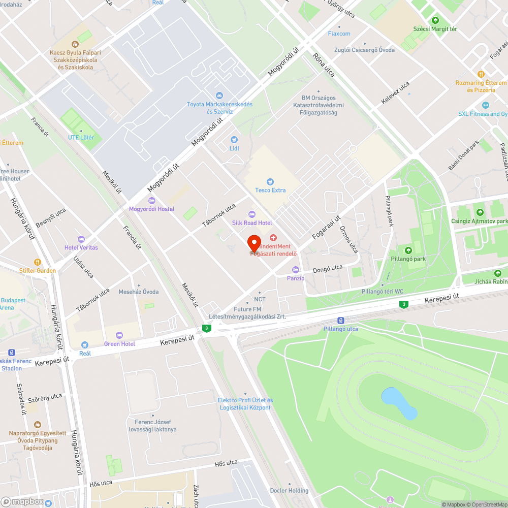 Szemét a járdán bejelentés helye