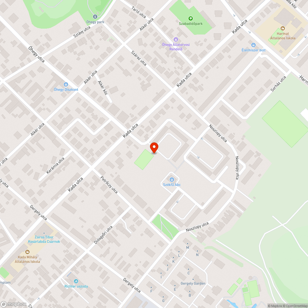 Balesetveszélyes járda bejelentés helye