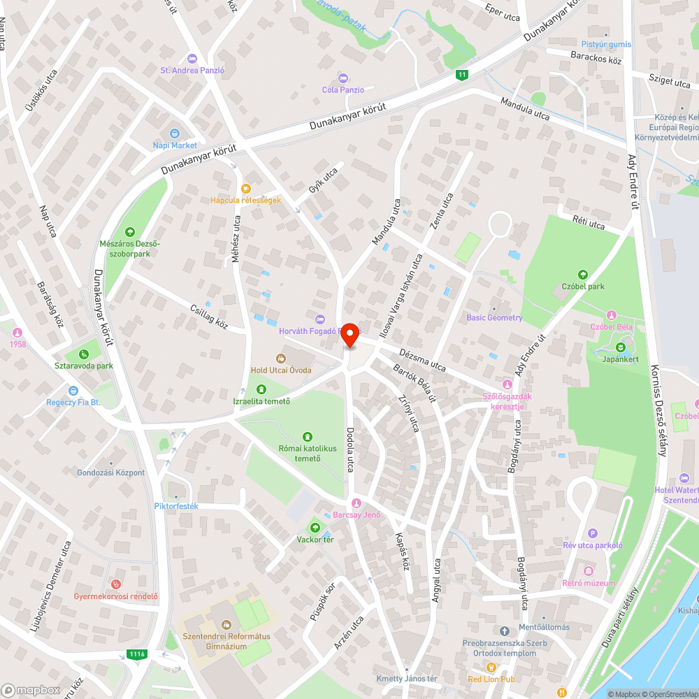 Sitt lerakás a Daru piac zöldterületéren bejelentés helye