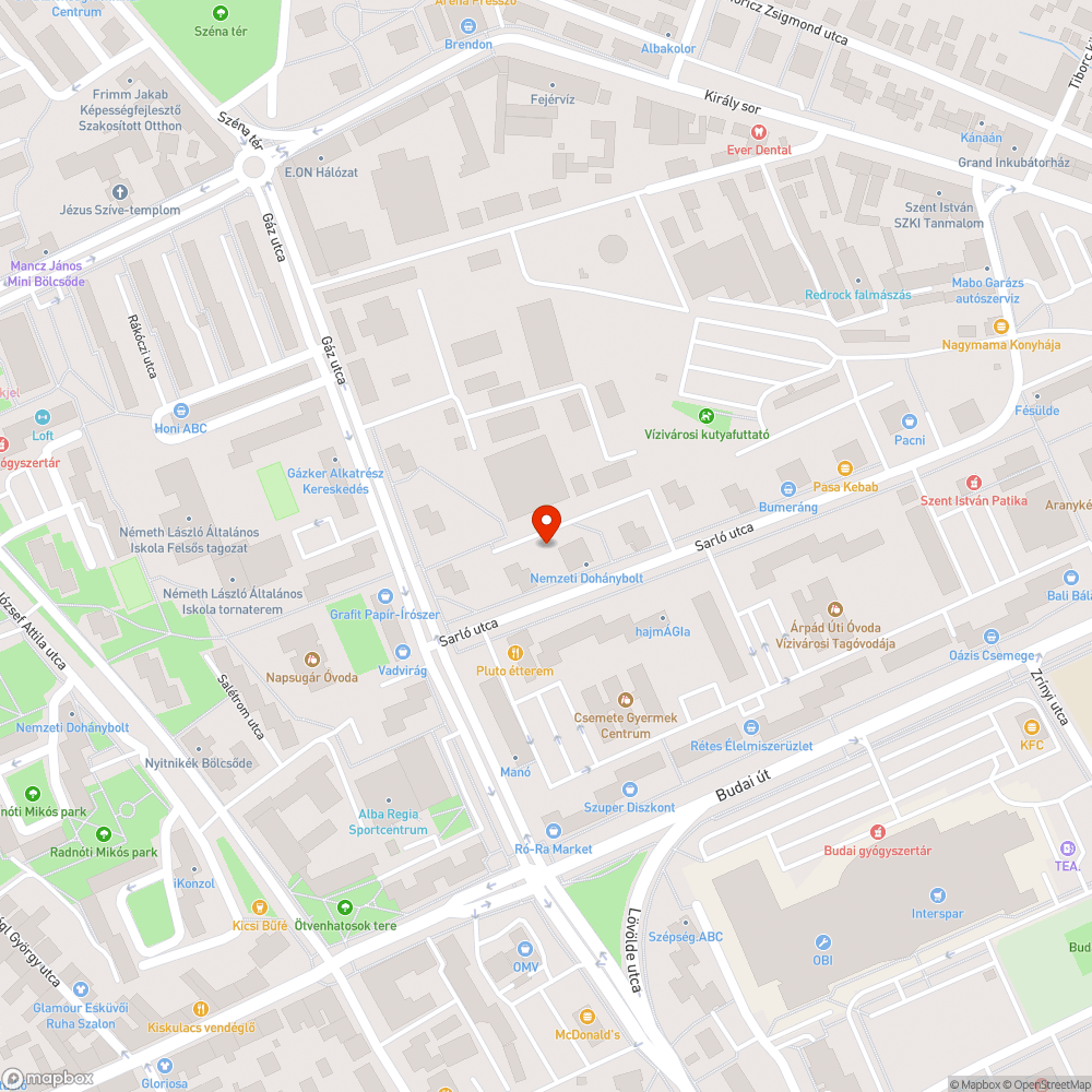 Nyikorgó hinta bejelentés helye