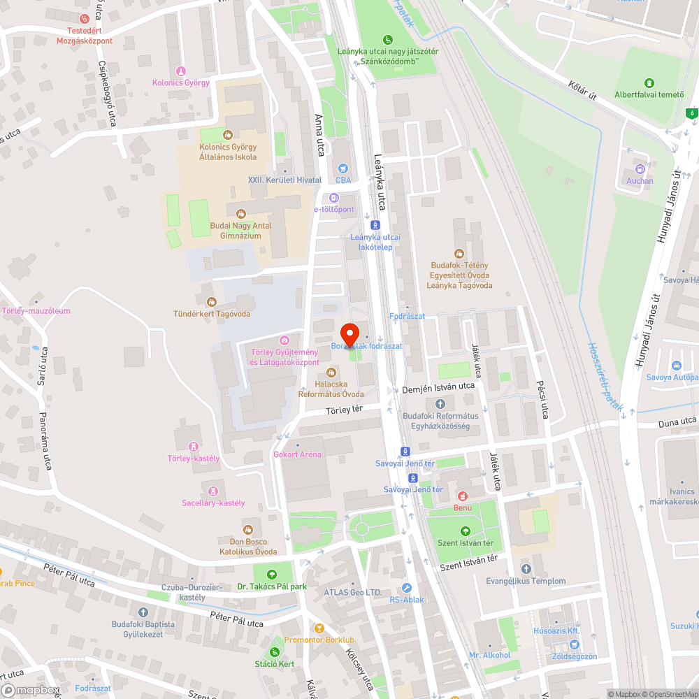 Parlagfű a tátszótéren bejelentés helye