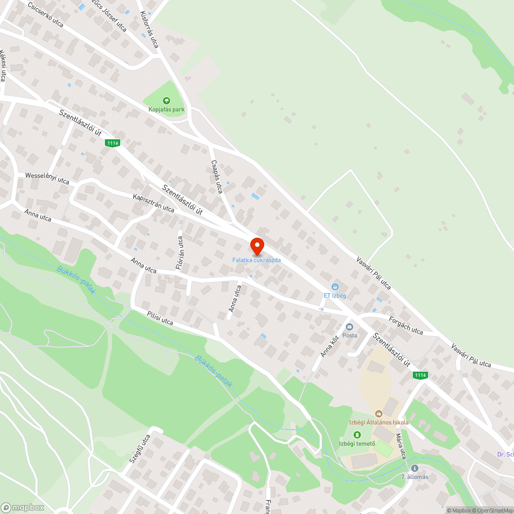 Balesetveszélyes Köves lépcső bejelentés helye