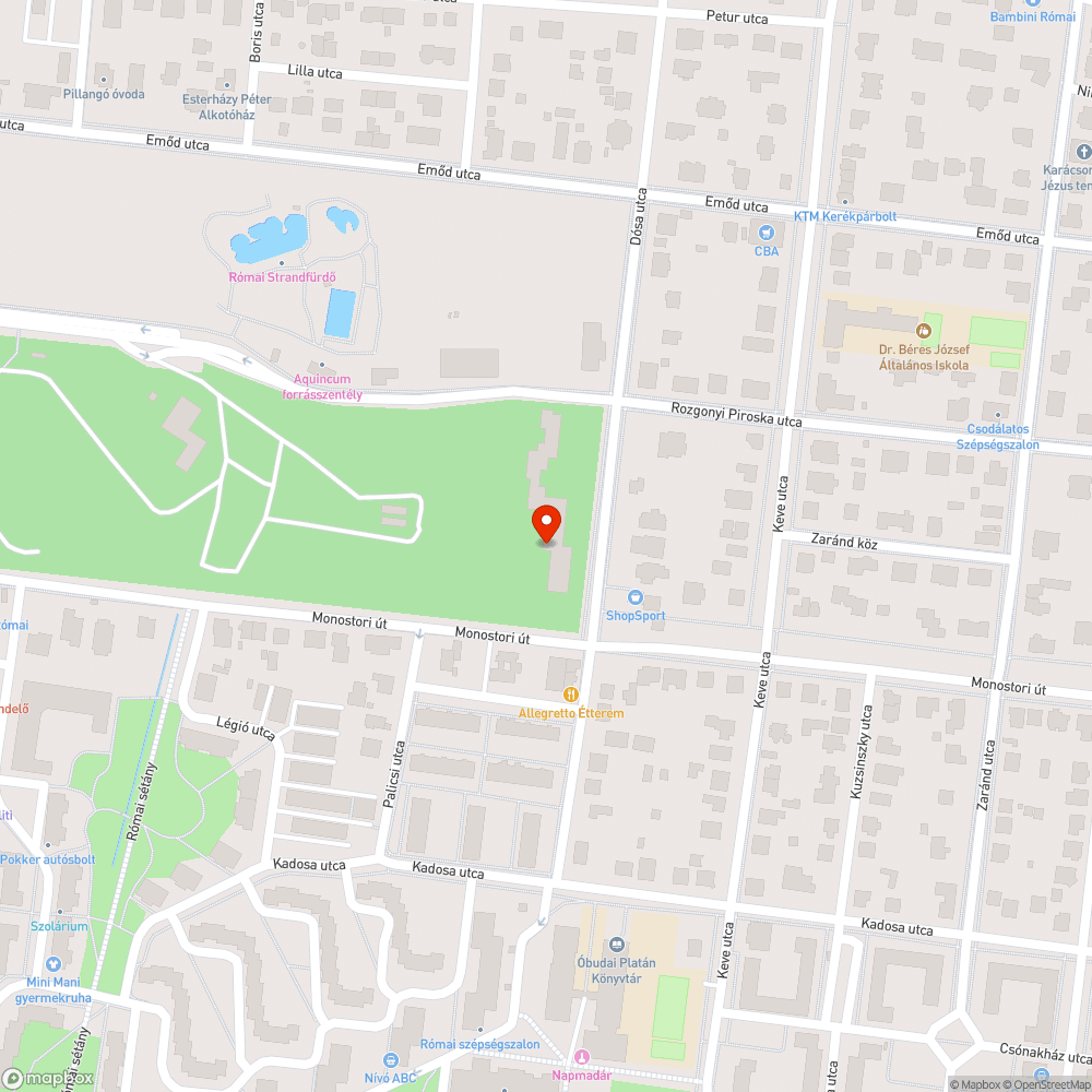 Szemetes, gazos utca bejelentés helye