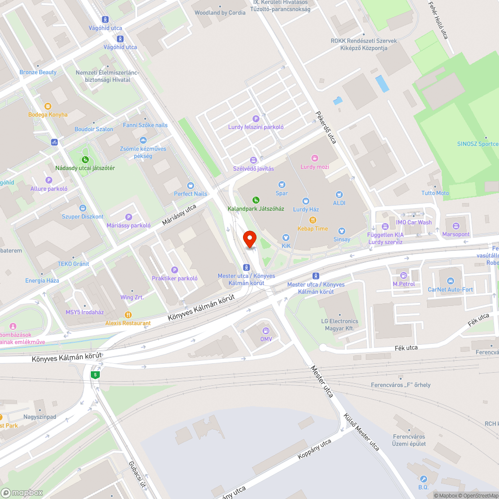 Elfordult jelzőtábla bejelentés helye