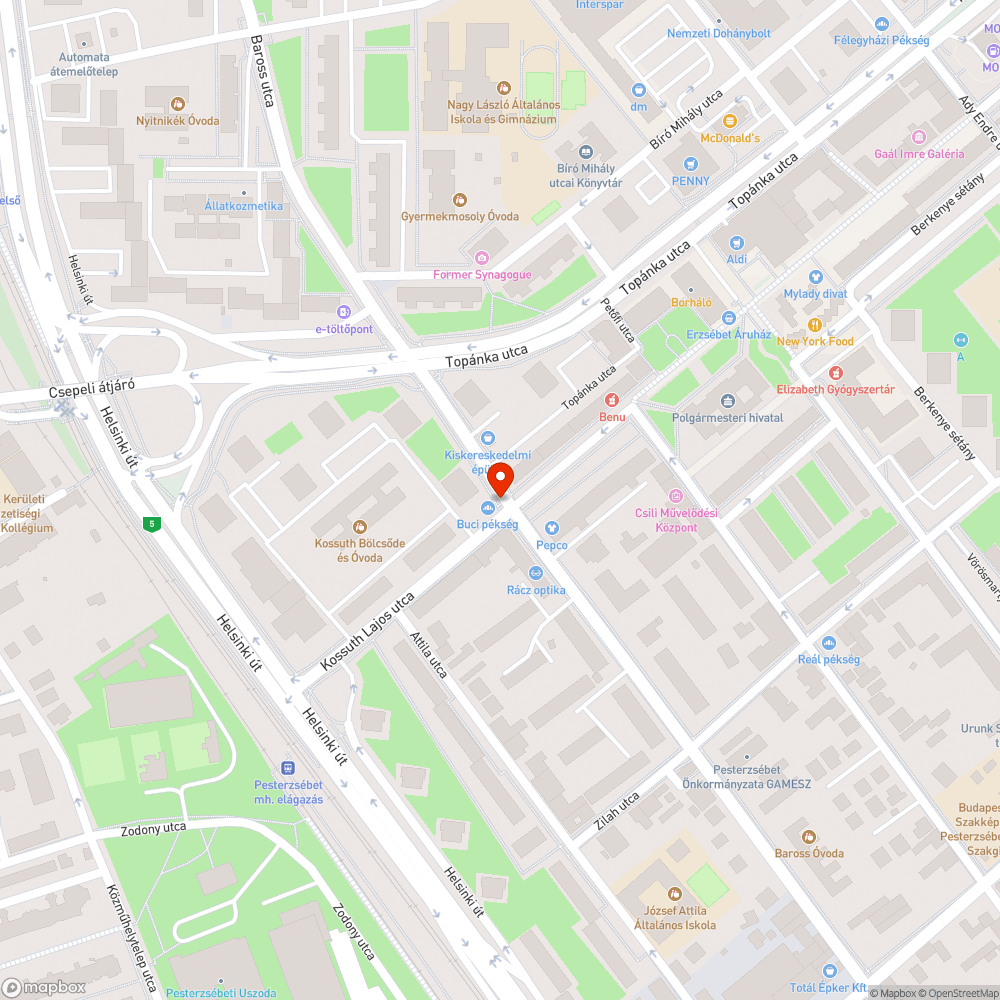 Lekopott útburkolati jelek bejelentés helye