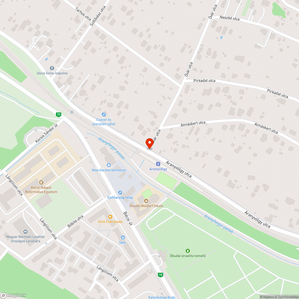 Hiányzó táblázás bejelentés helye