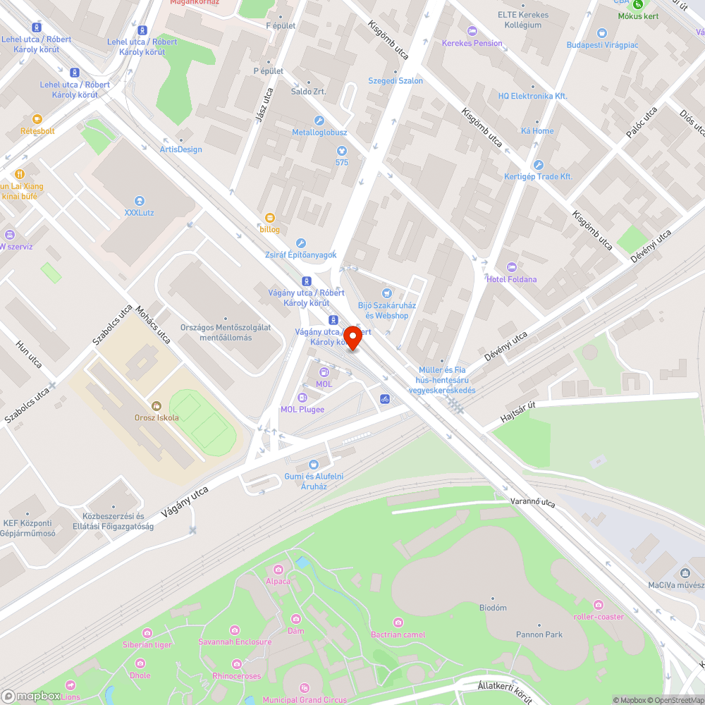 Kiszáradt fák bejelentés helye