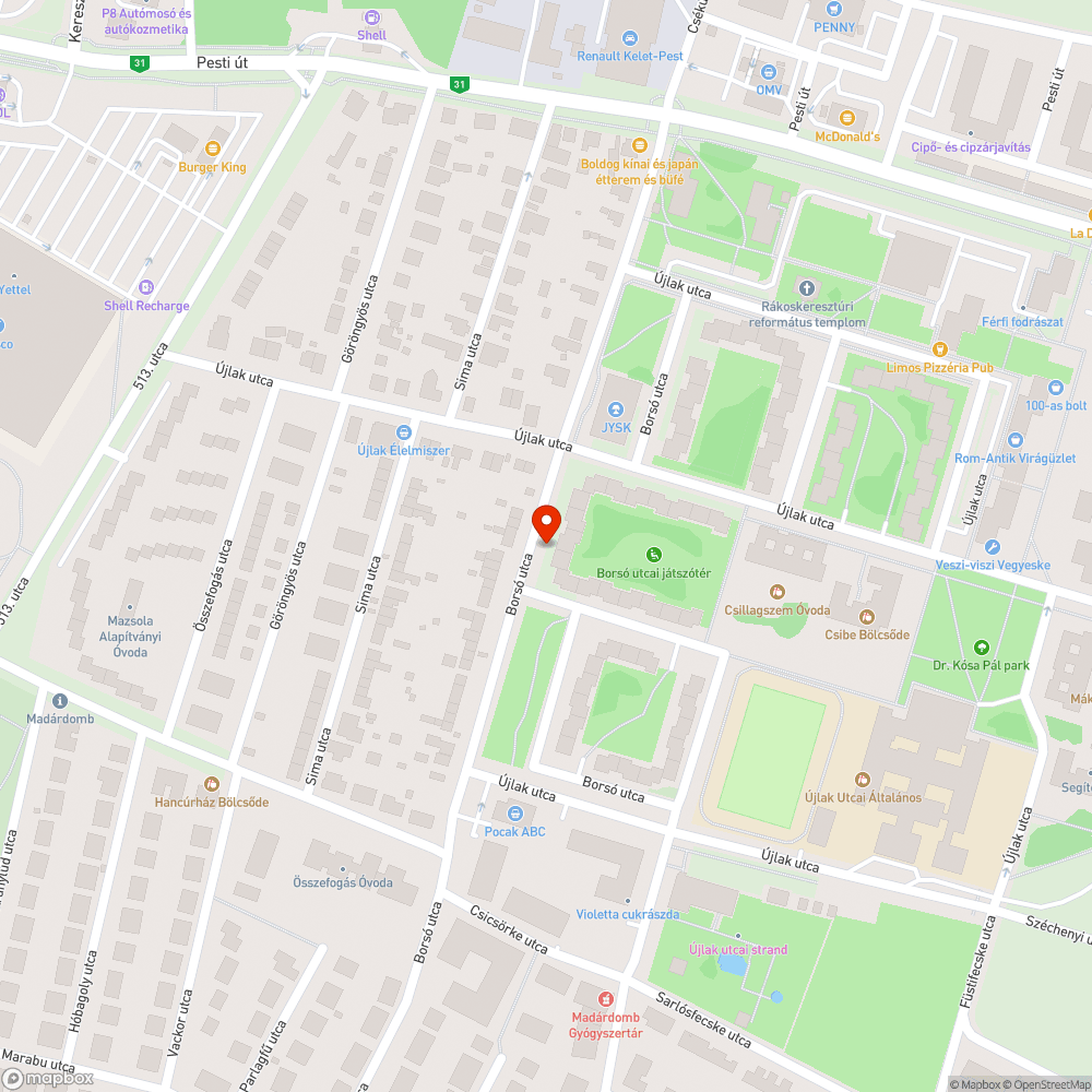 Fák metszése után otthagyott zöld- (mostanra már inkább barna-) hulladék 4/4 bejelentés helye