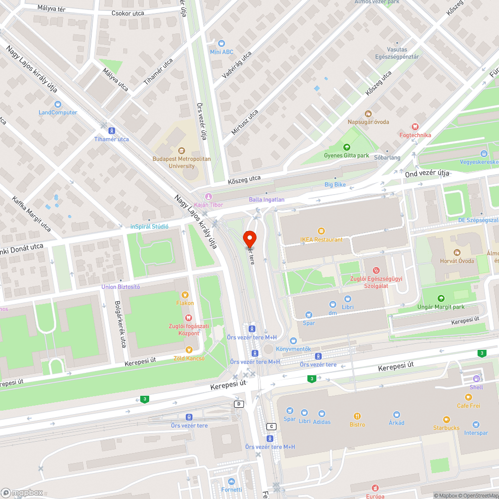 Mocsok a végállomáson bejelentés helye