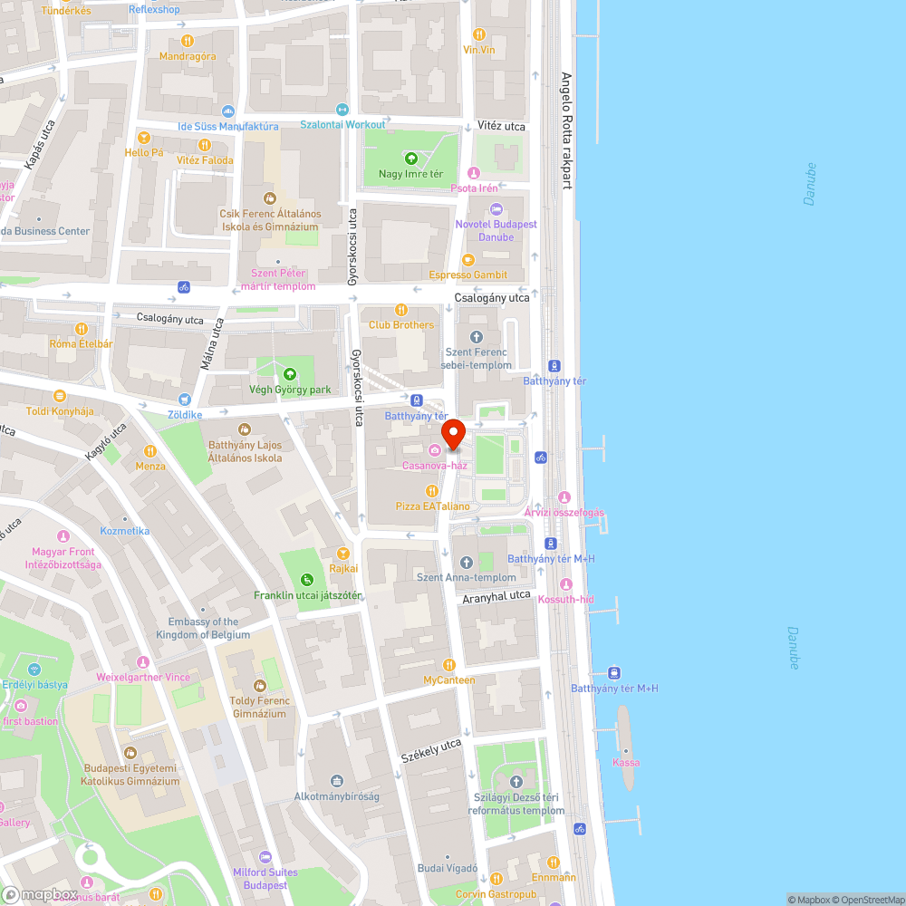 Batthyány tér, aluljáró bejelentés helye