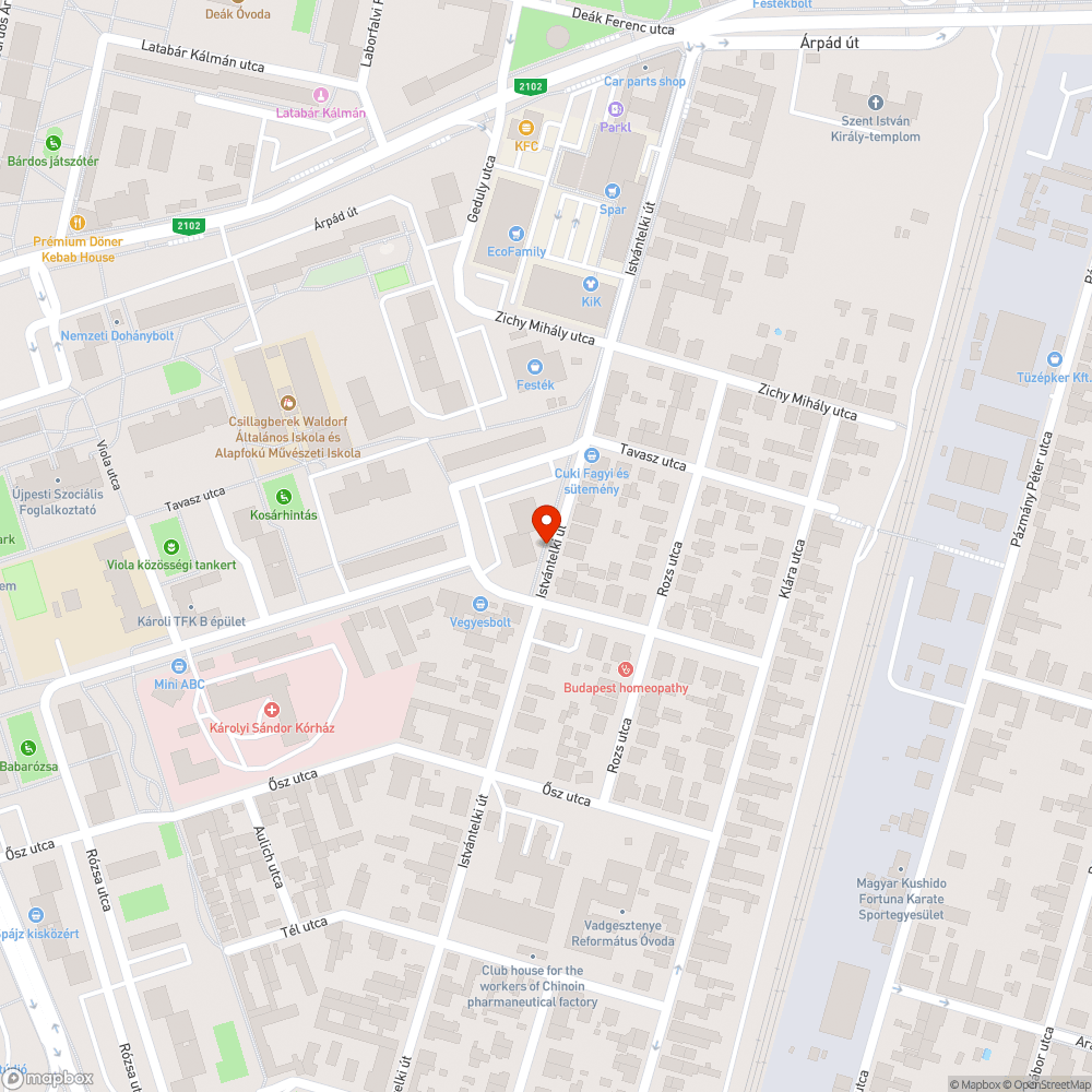 Kiáll a járdából egy darab bejelentés helye