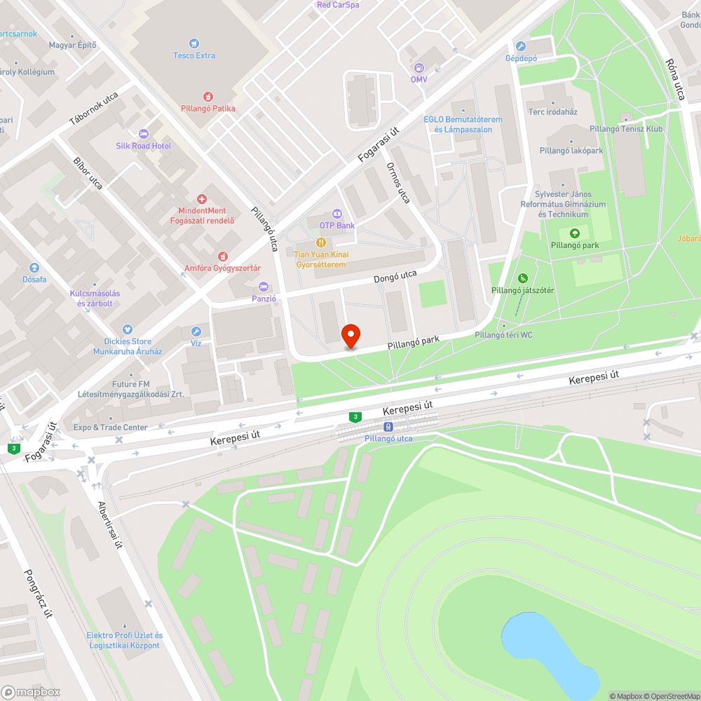 Gazos térkő bejelentés helye