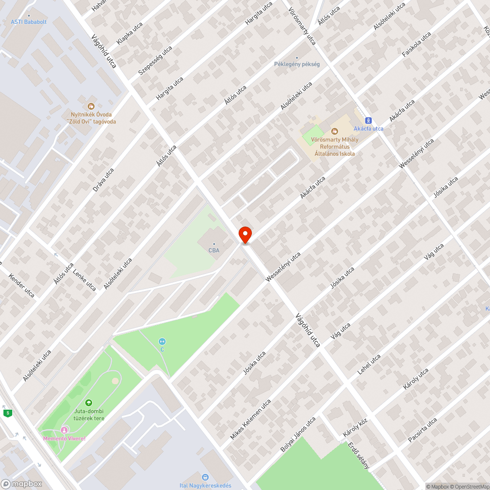 Járda felbontás bejelentés helye