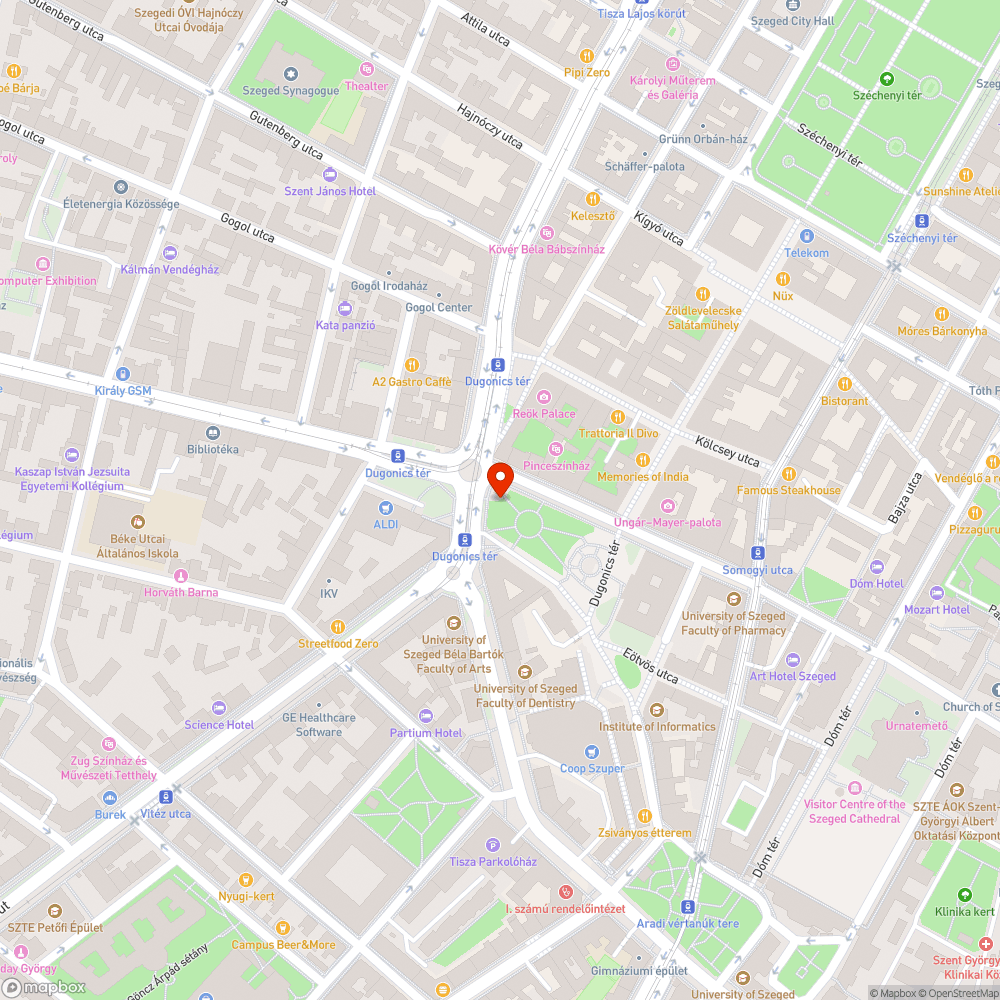 Megrongált padok bejelentés helye