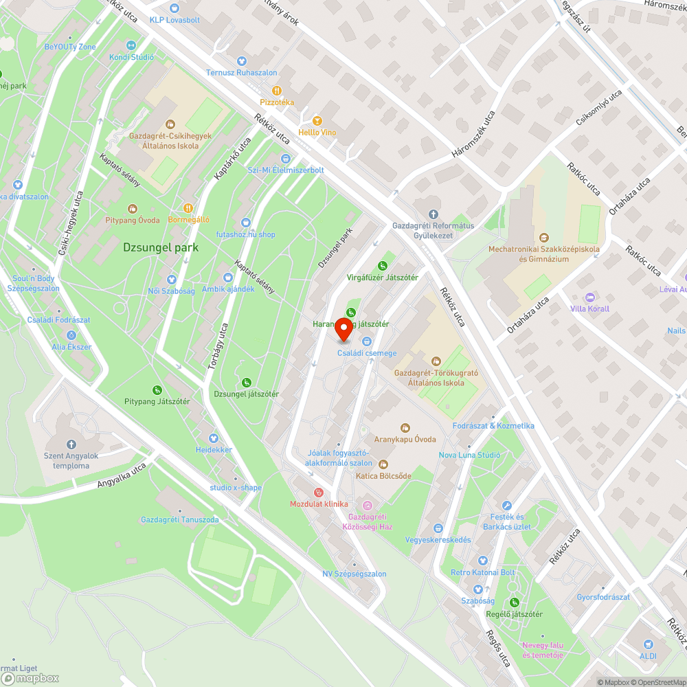 Ürítetlen szemetesek a Kaptató sétányon bejelentés helye