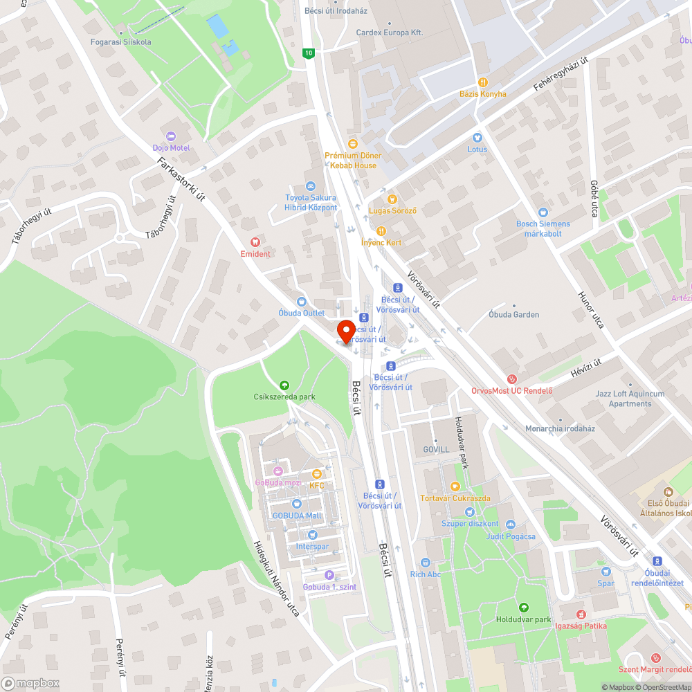 Lyukas fedlap bejelentés helye