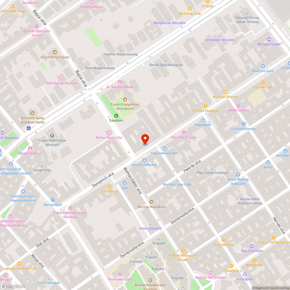 törött pad bejelentés helye