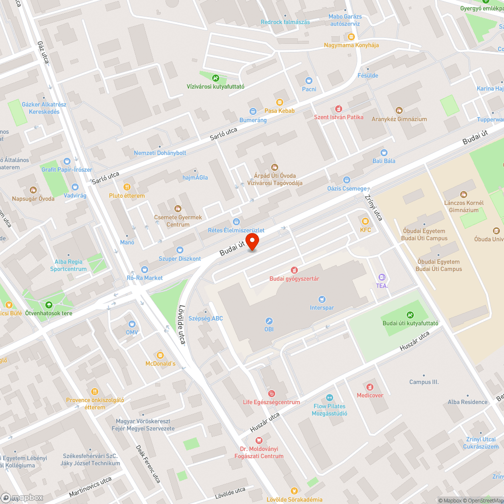 kiszáradt fa bejelentés helye