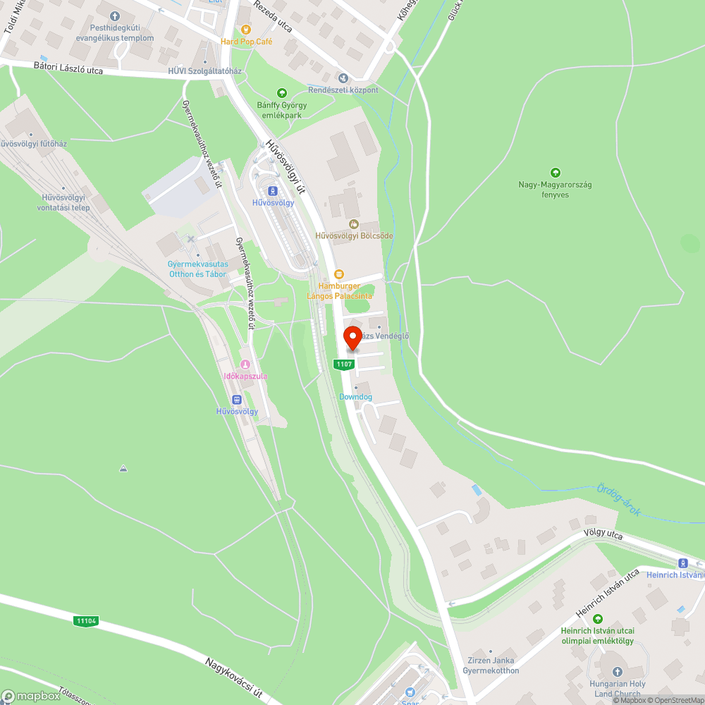 Villanyoszlop a járda közepén bejelentés helye