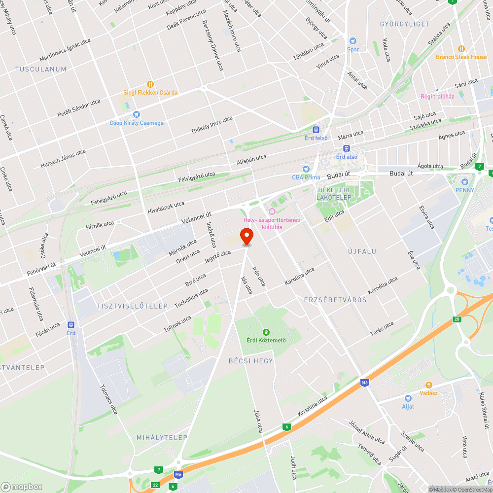 Árokba mosódott padka, útszél letöredezés megelőzendő bejelentés helye