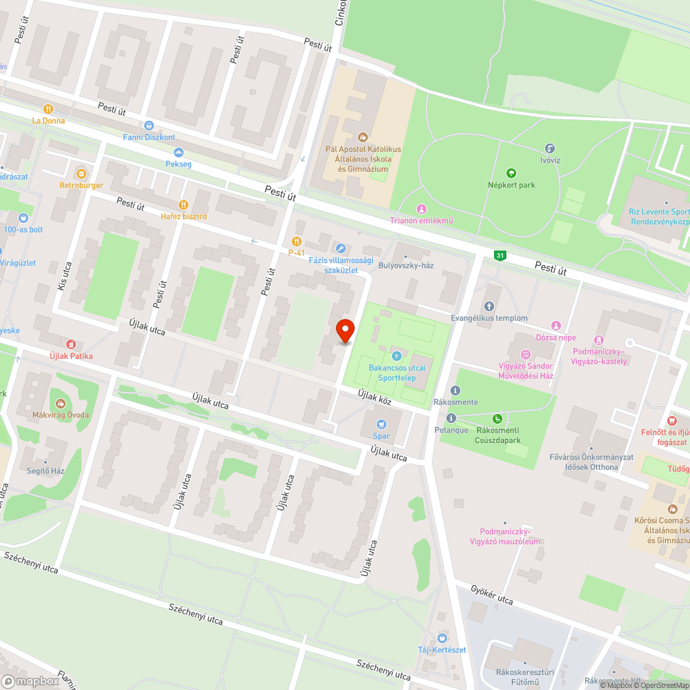 Kilyukadt a járda bejelentés helye