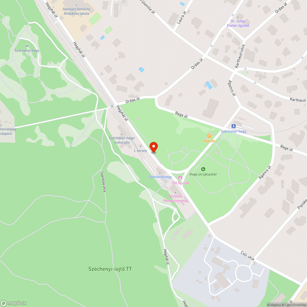 Széchenyi-hegyi gyv. bejelentés helye