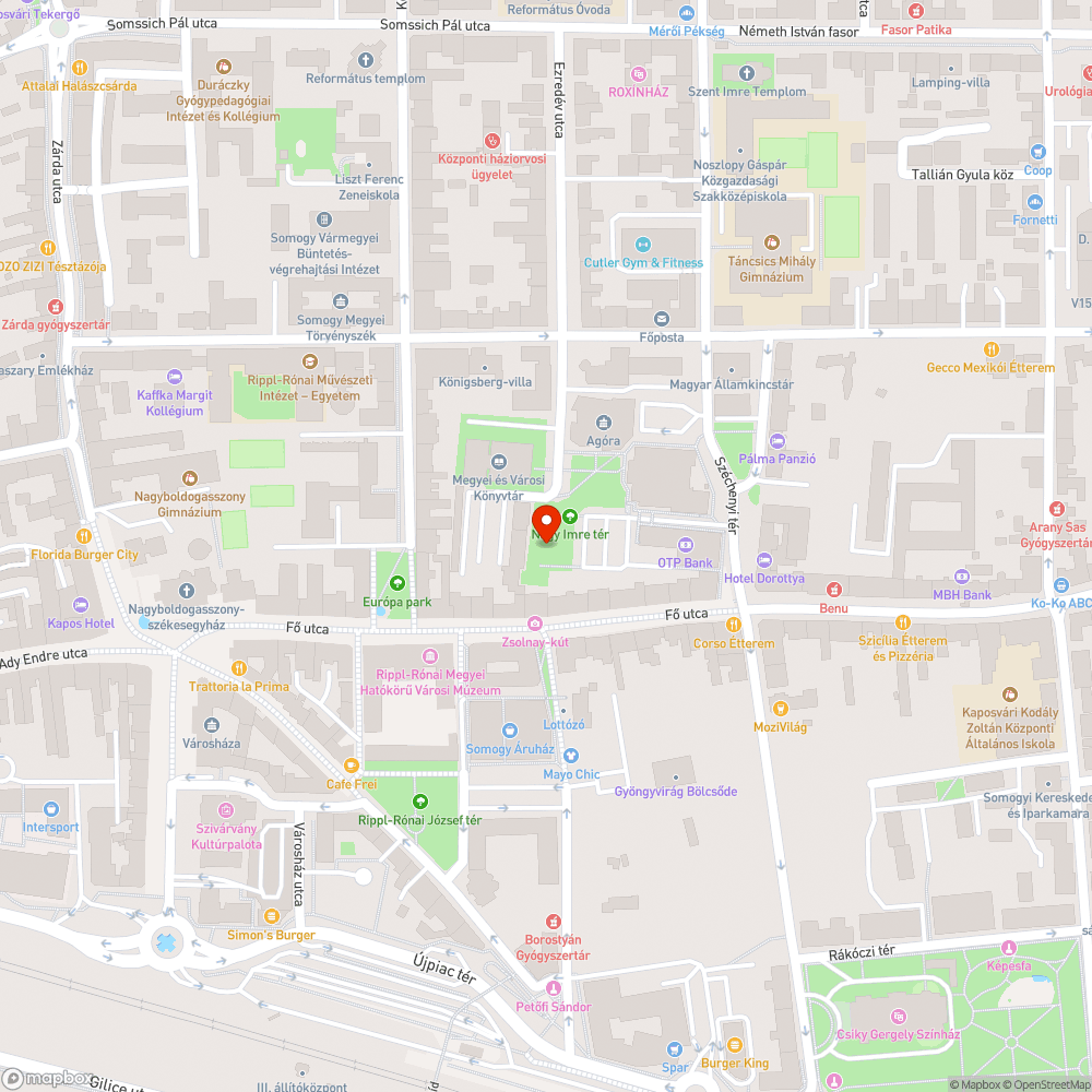 Évek óta elmaradó fametszés bejelentés helye