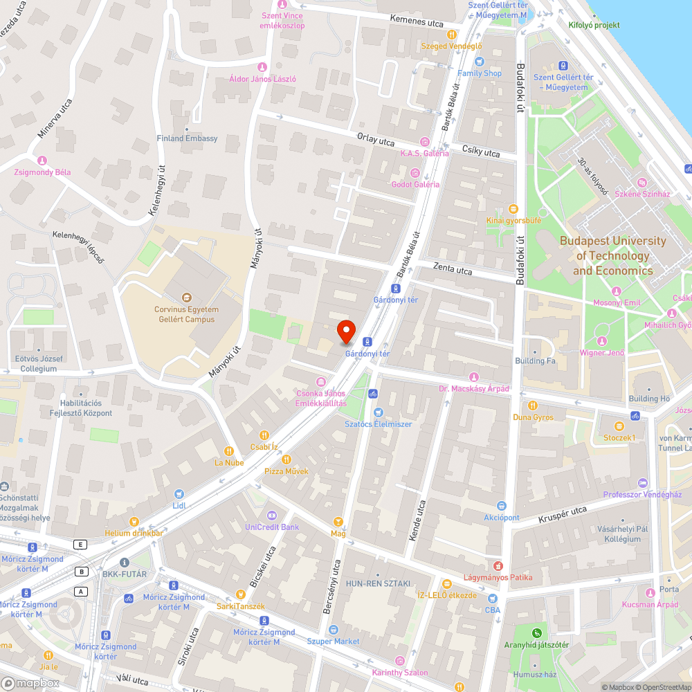 Zebra bejelentés helye