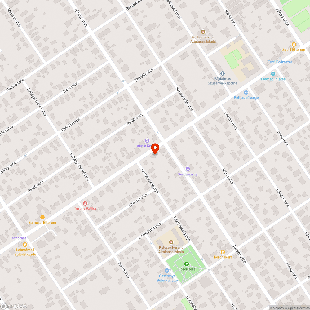 Elforgatott menetrend bejelentés helye