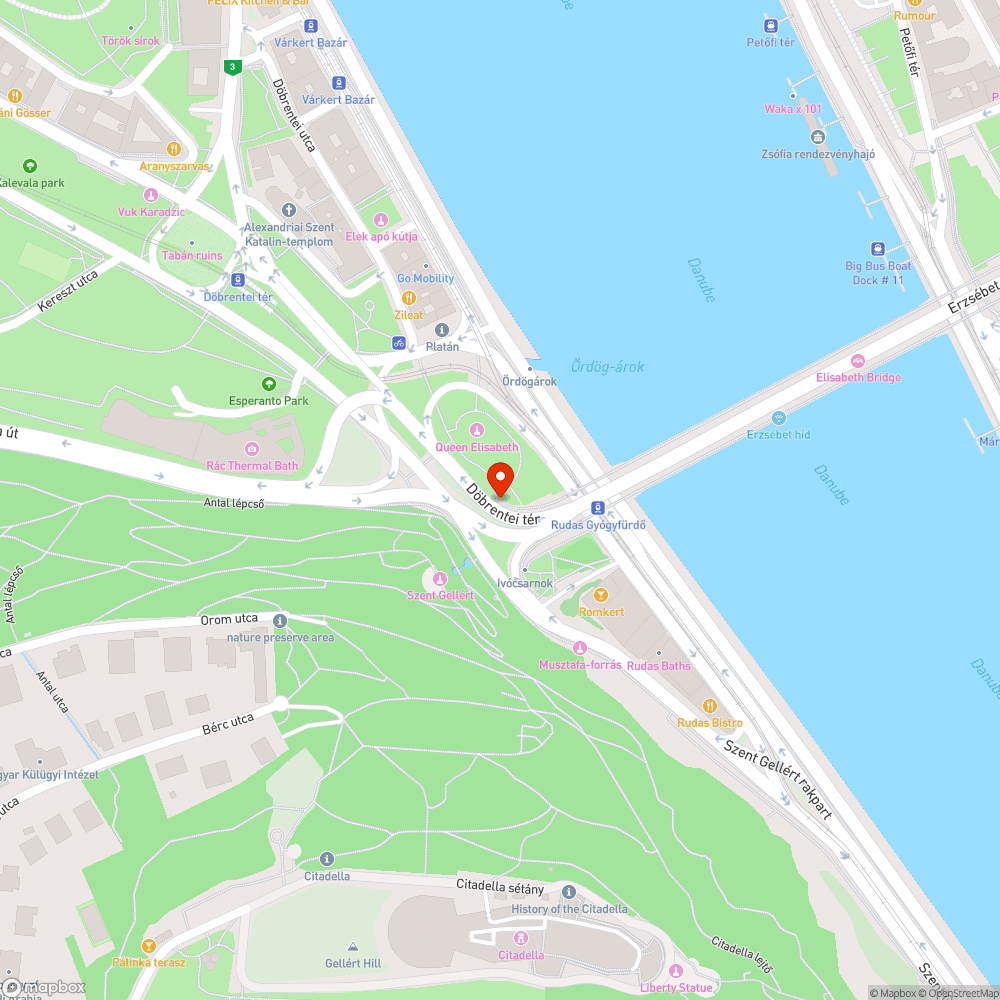 Félredobott kövek. bejelentés helye