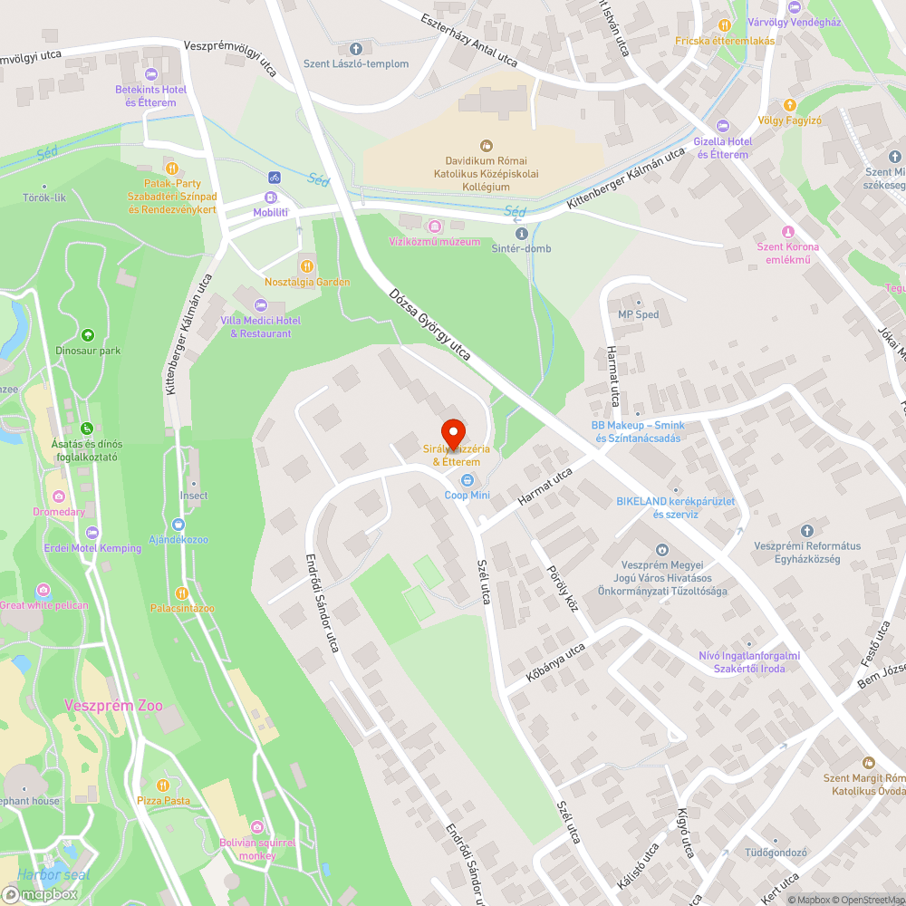 Szemét bejelentés helye