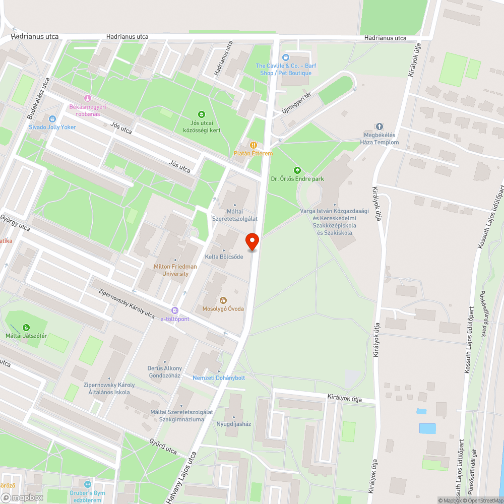 Kiszáradt fák bejelentés helye