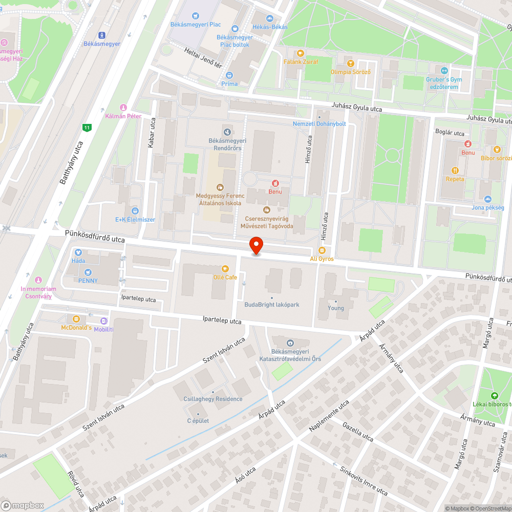 Kiszáradt facsemete bejelentés helye