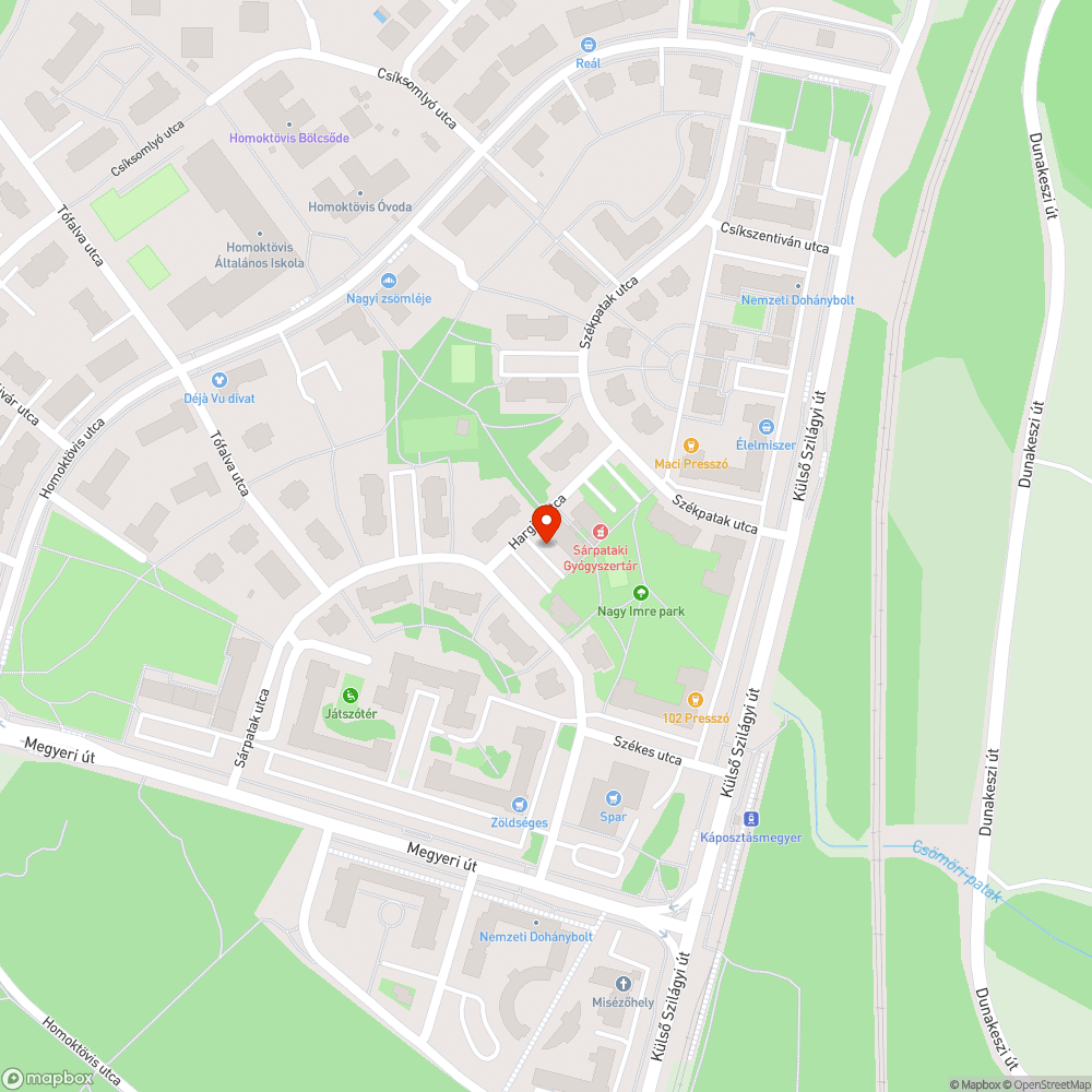 Autóroncs és elhagyott jármű bejelentés helye