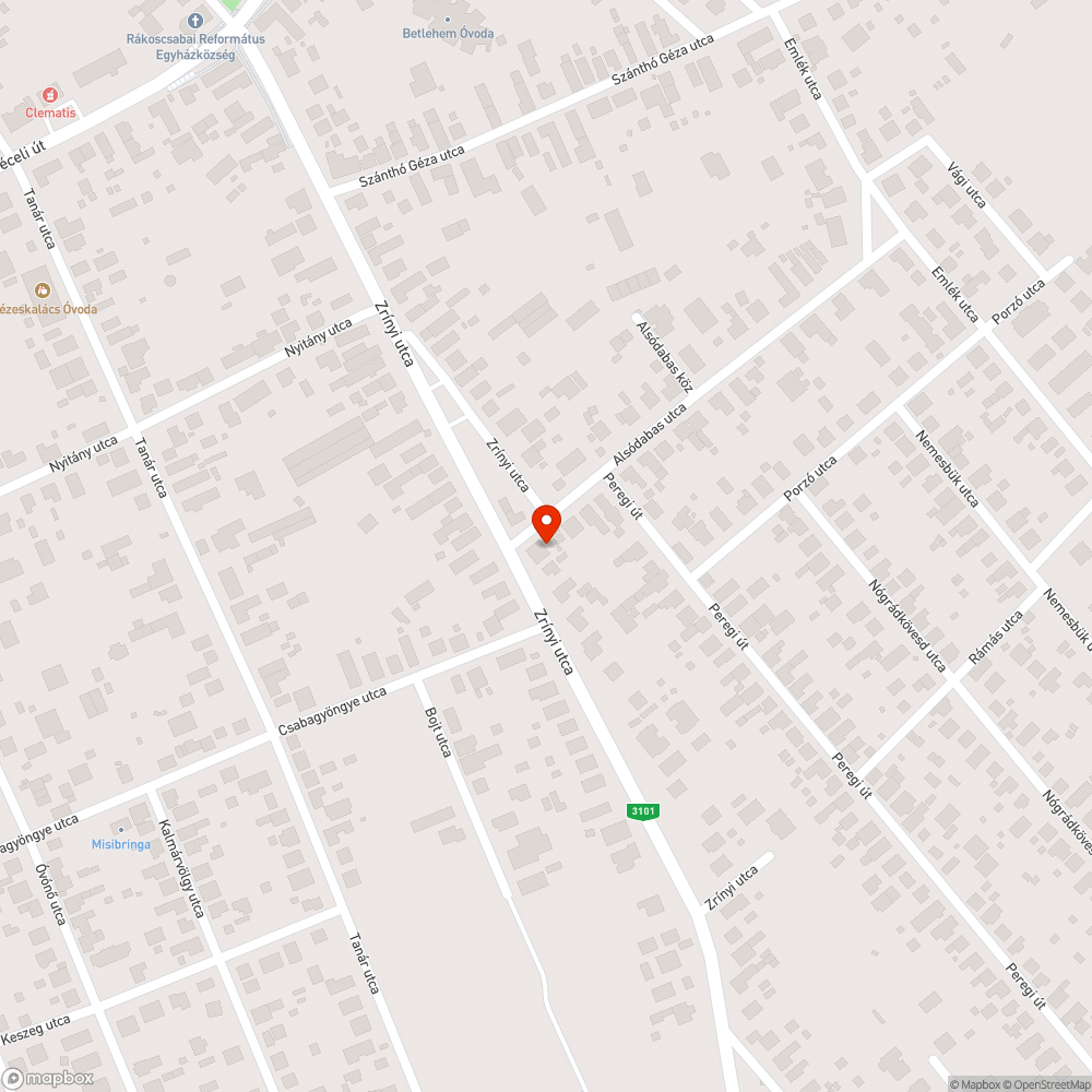 Graffiti bejelentés helye